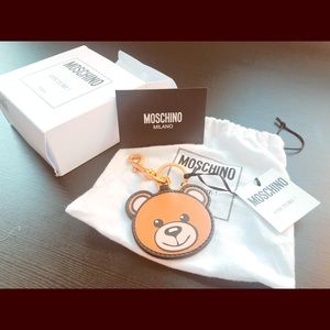 Moschino teddy bear keychain